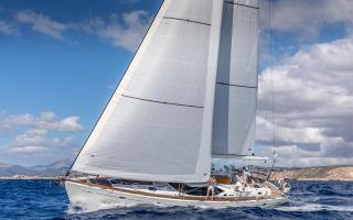 Oyster Brokerage Used Sailing Yachts For Sale Oyster 575 Miss Tiggy Cruising In Action Landscape