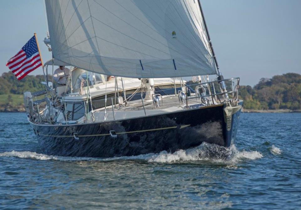 Oyster Brokerage Used Sailing Yachts For Sale Oyster 66 Rivky Cruising In Action 