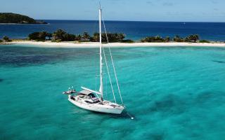 Oyster Yachts News Sailing Around The World Sandy Island