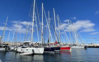Oyster Yachts Anchored In Las Palmas