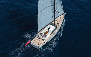 oyster 745 offshore sailboat sailing Resampled