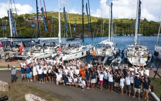 Oyster World Rally 2022 23 Entrants in Antigua