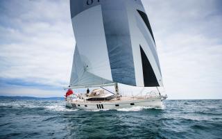 Oyster 595 sail boat blue water sailing yacht