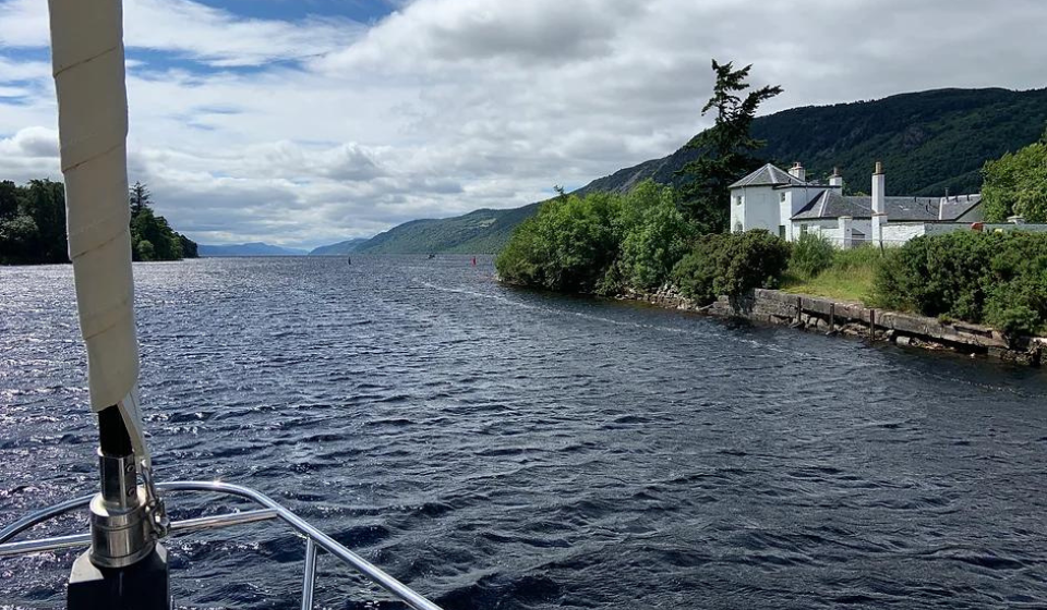 Entering Loch Ness