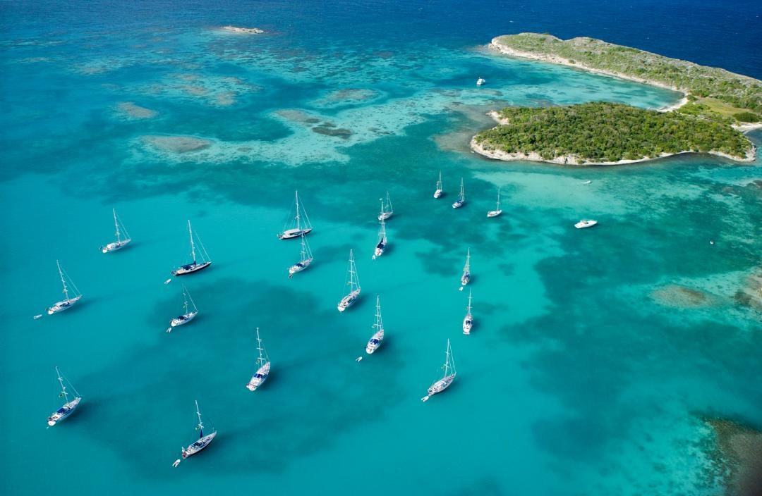 How do you prepare to sail around the world Oyster fleet at anchor