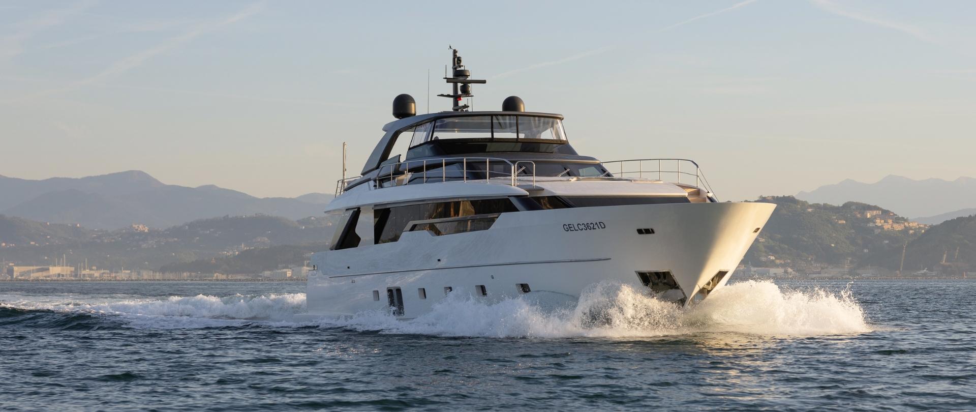 Jacki Sanlorenzo 96A Superyacht Available for charter with Beyond Oyster Charter h