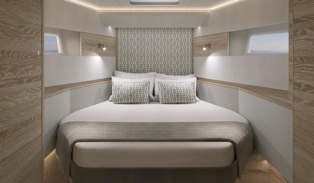 Limed Oak Interior Oyster 495 50 Foot Sailing Yacht 6