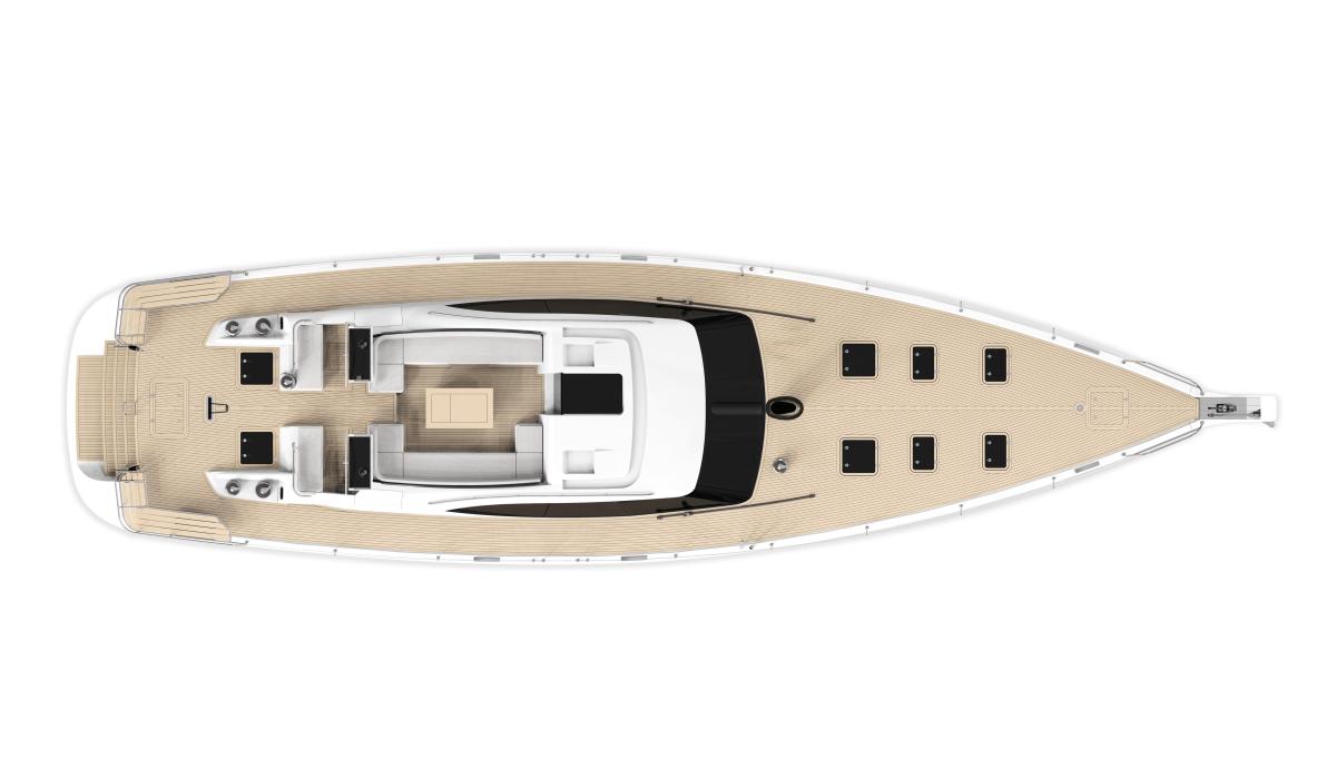 OYSTER 745 DECK PLAN