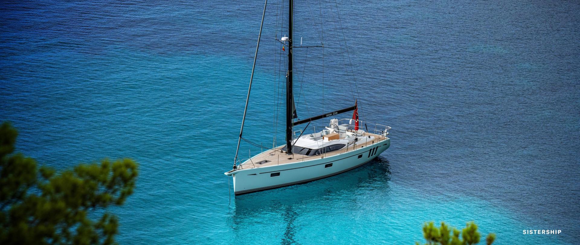 Oyster 495 Aquaries Luxury Sailing Charter 50 foot