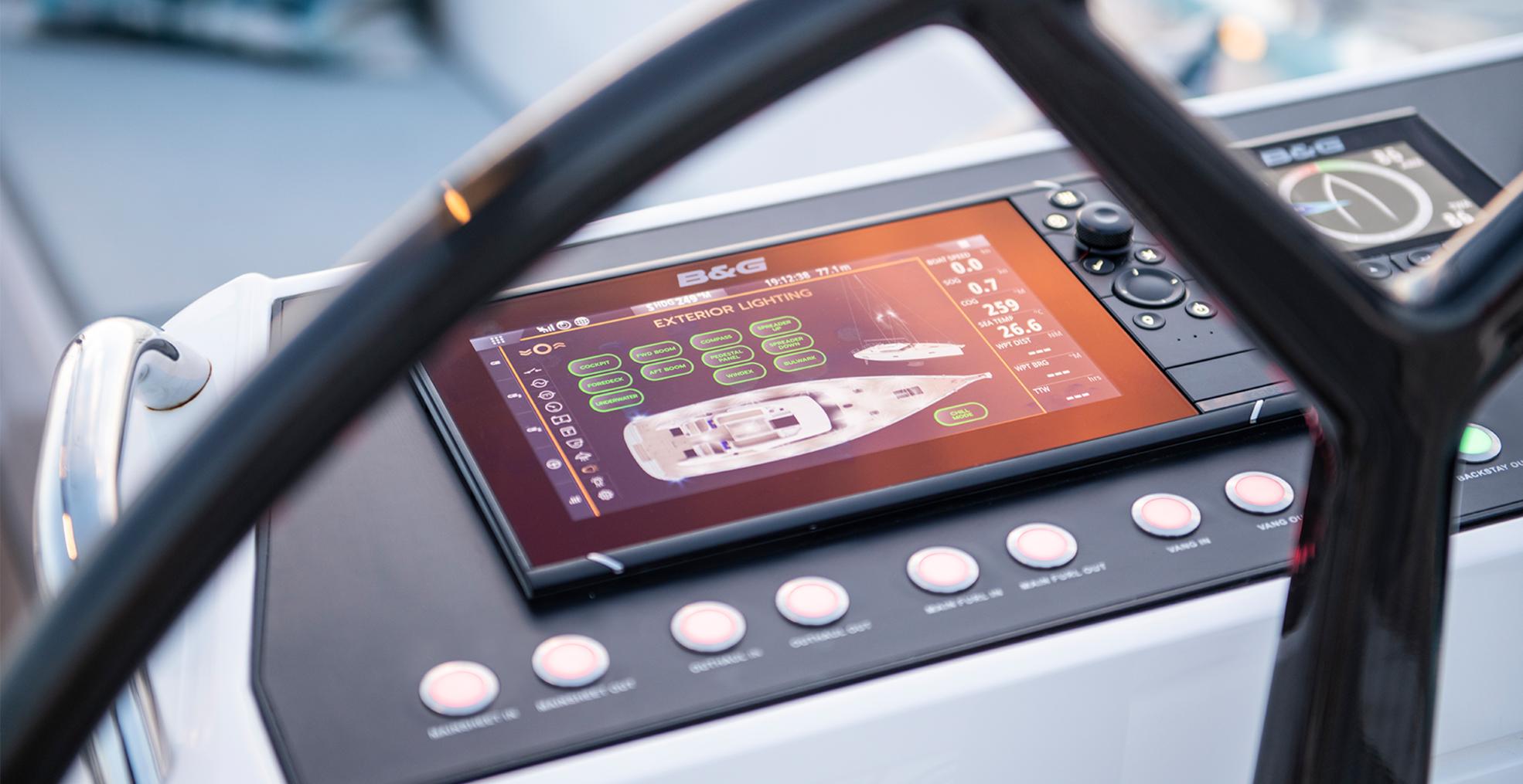 Oyster 495 Luxury Interior Helm Station