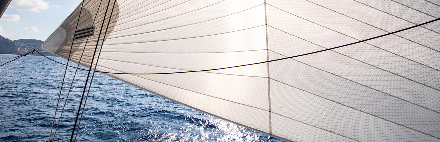 For fingertip control of jib tension.