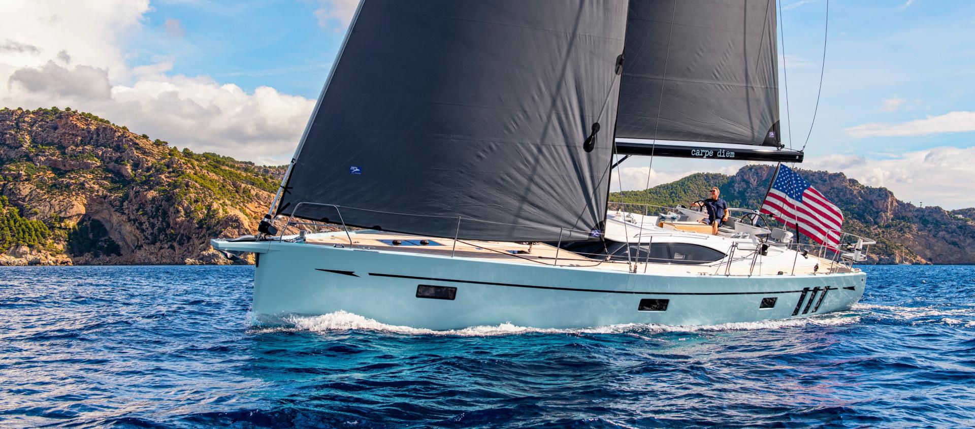 Oyster 495 at the Annapolis Sailboat Show 1