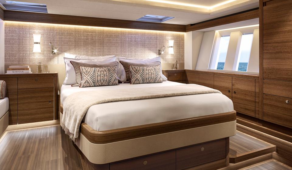 Oyster 595 60 Foot Sailing Yacht Interior Owners Cabin