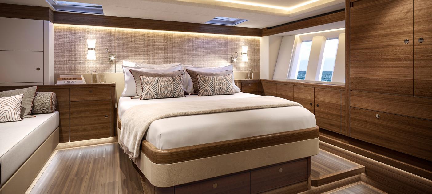 Oyster 595 60 Foot Sailing Yacht Interior Owners Cabin