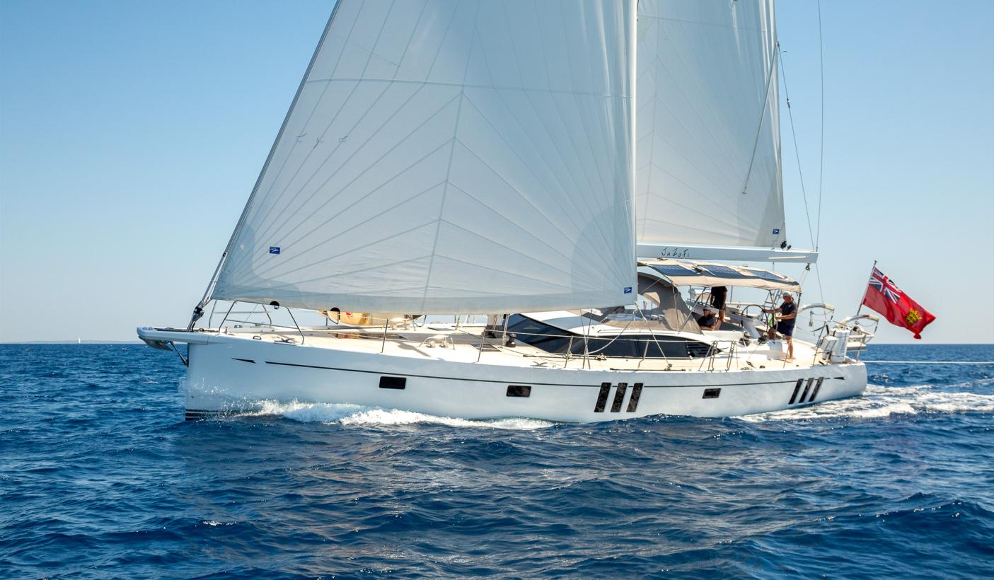 Oyster 595 JaZoFi Sailing Ibiza