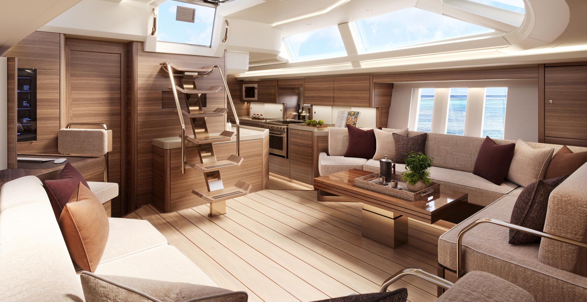 Oyster 595 Series II Luxury Interiors D