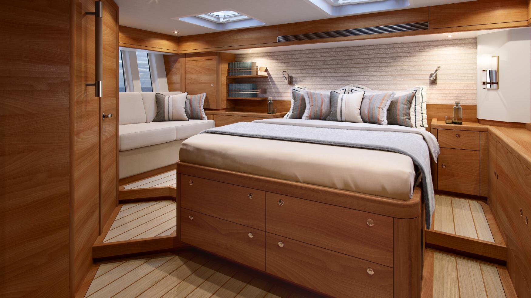 Oyster 745 Interior Luxury 75 Sailing Yacht Cherry 3