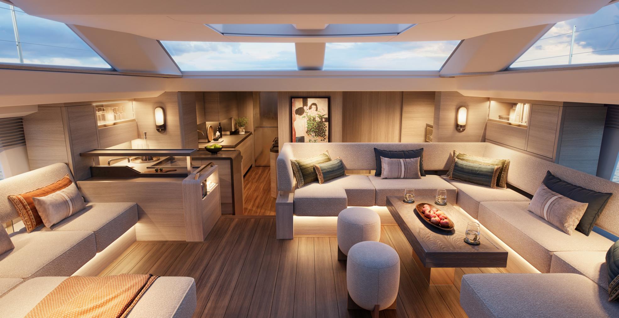 Oyster 805 Interior 50 foot sailing yachts
