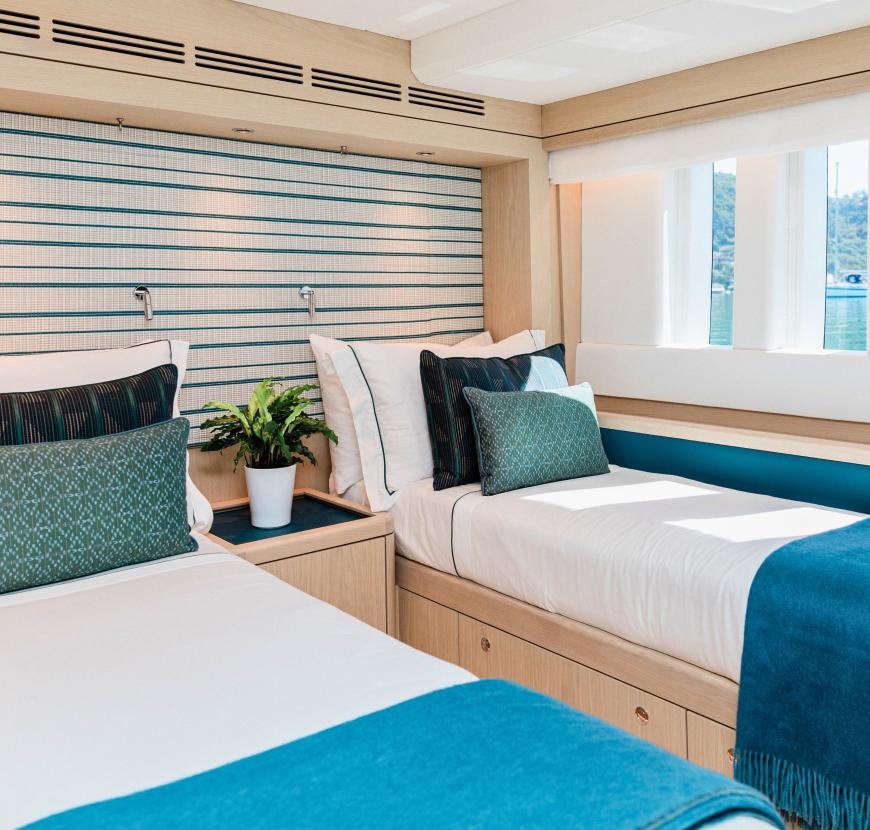 Oyster 885 Sunyo Charter Accommodation 1