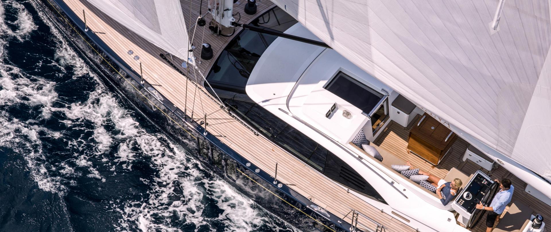 Oyster Brokerage Oyster 675 Babiana Aerial View Cockpit D v2