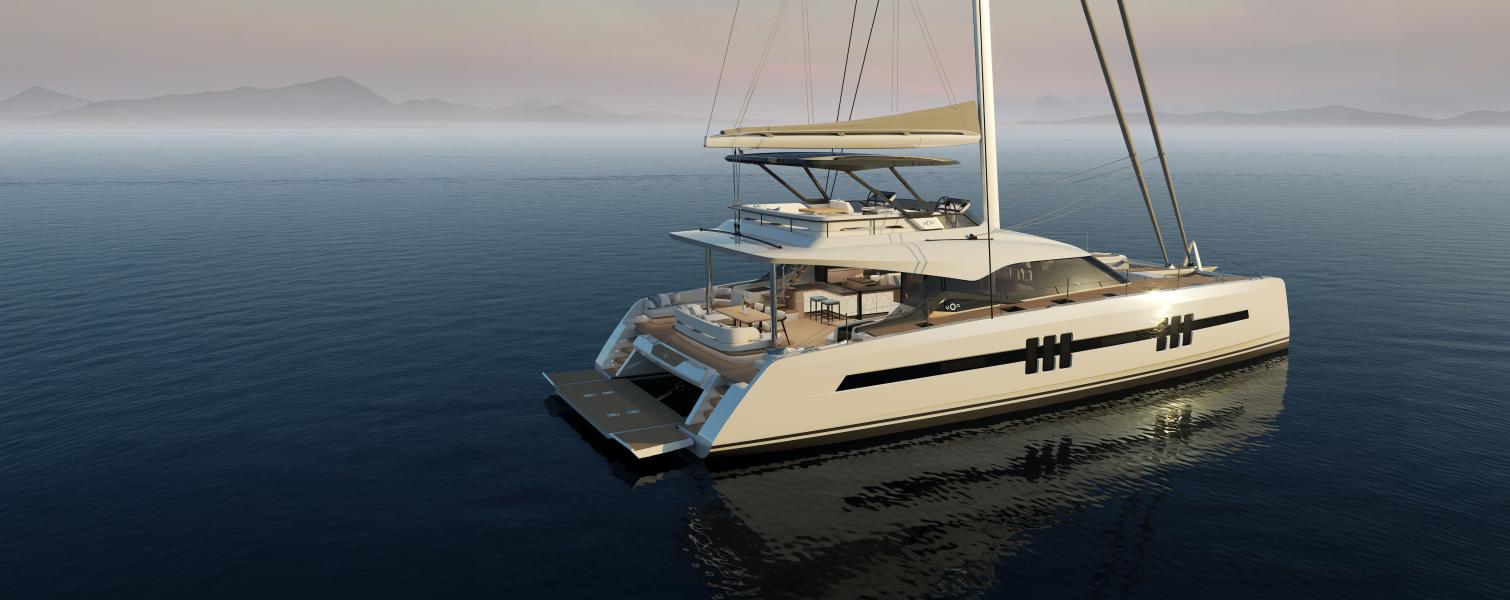 Oyster C60 60 Foot Sailing Catamaran Meganav v2