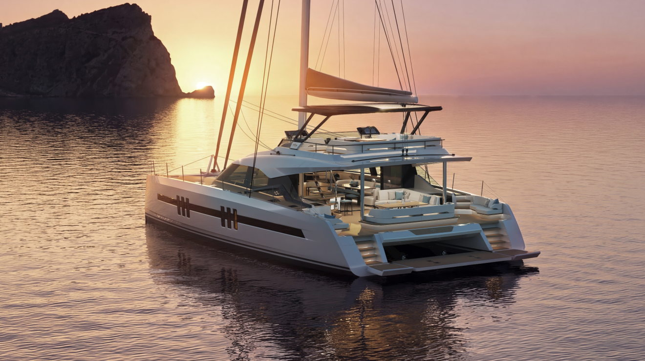 Oyster C60 60 foot sailing catamaran