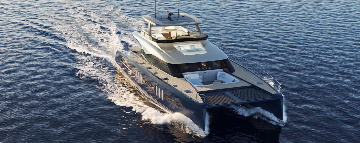 Oyster P60 60 foot bluewater power catamaran