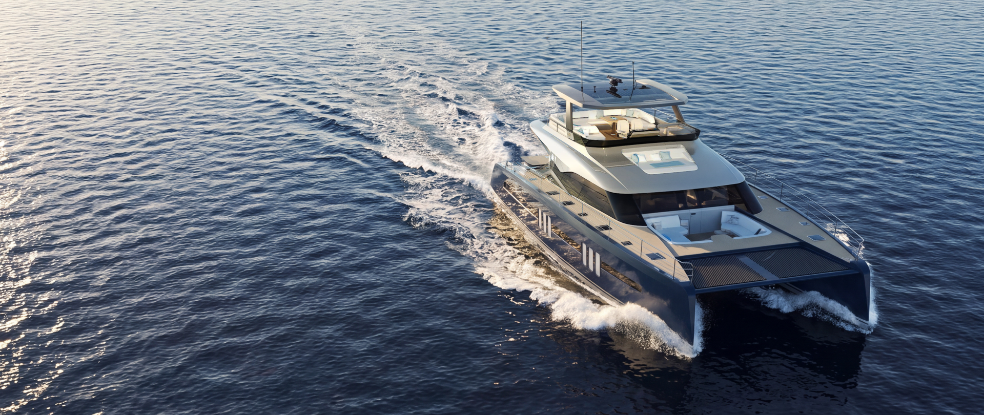Oyster P60 60 foot bluewater power catamaran