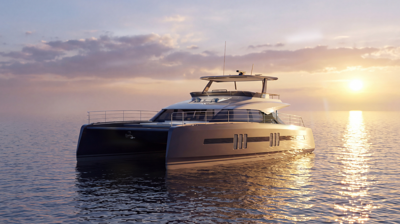 Oyster P60 60 foot power catamaran