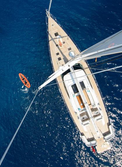 Oyster Yachts Services International Birds Eye View Deck Paddble Board Oster Yacht
