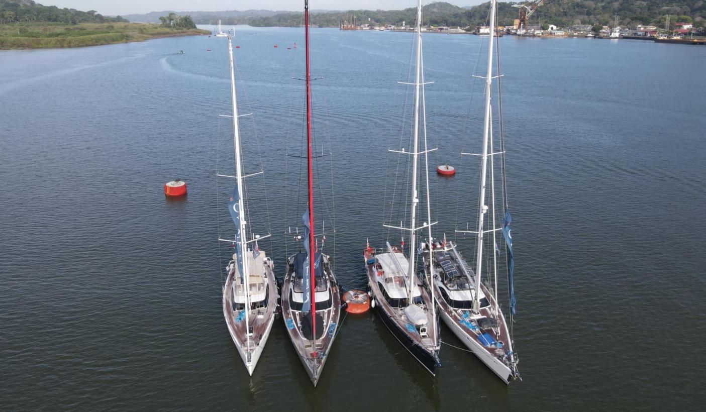 Oyster Yachts in Panama Canal