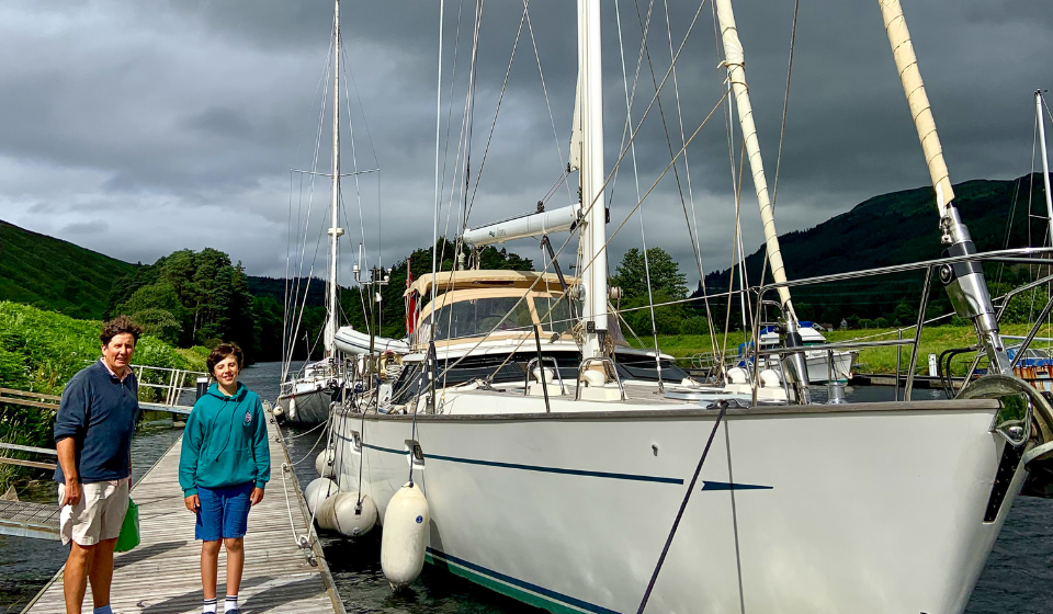 Pontoon above Gairlochy