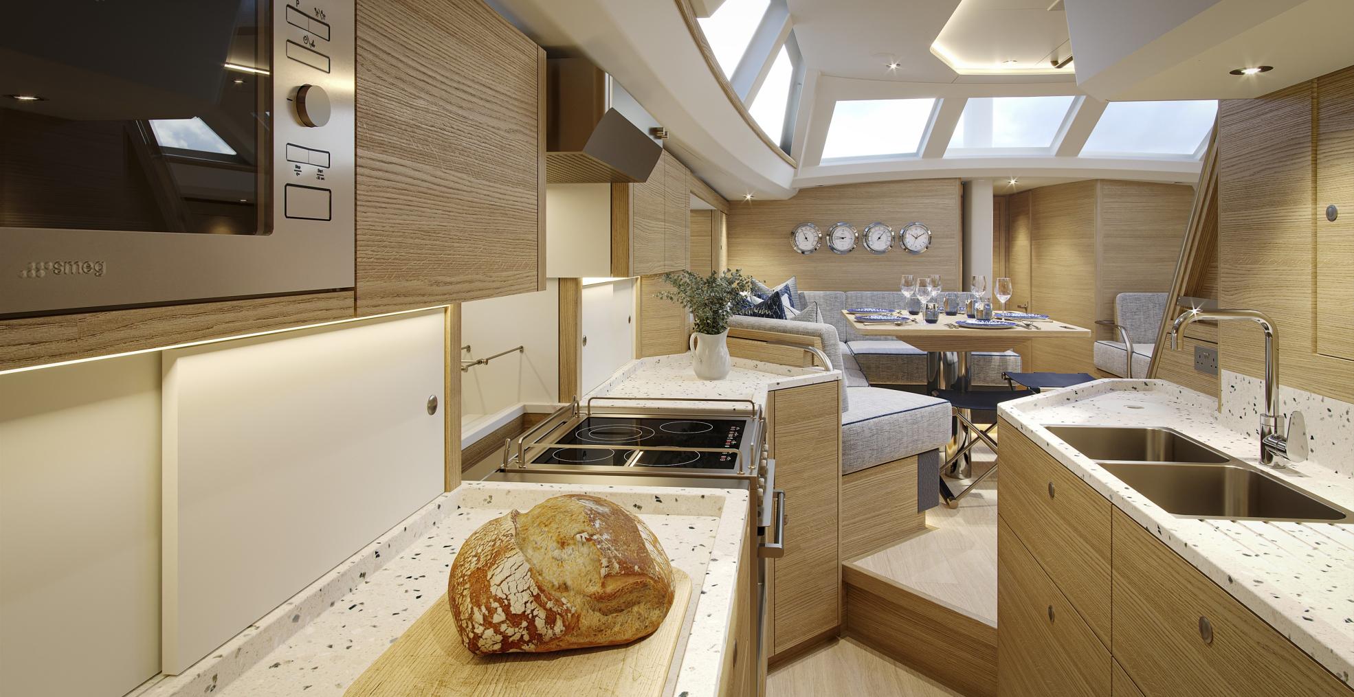 Practicality and capability sailing yacht