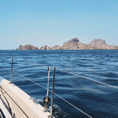 Sailing in Indonesia