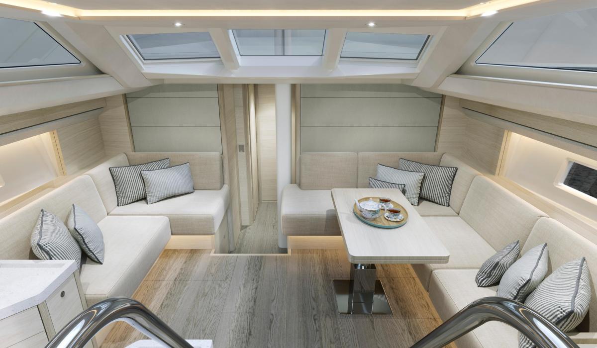Standard Oak Oyster 495 Interior 50 Foot Sailing Yacht 1 v2
