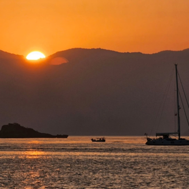 Sunset in Indonesia
