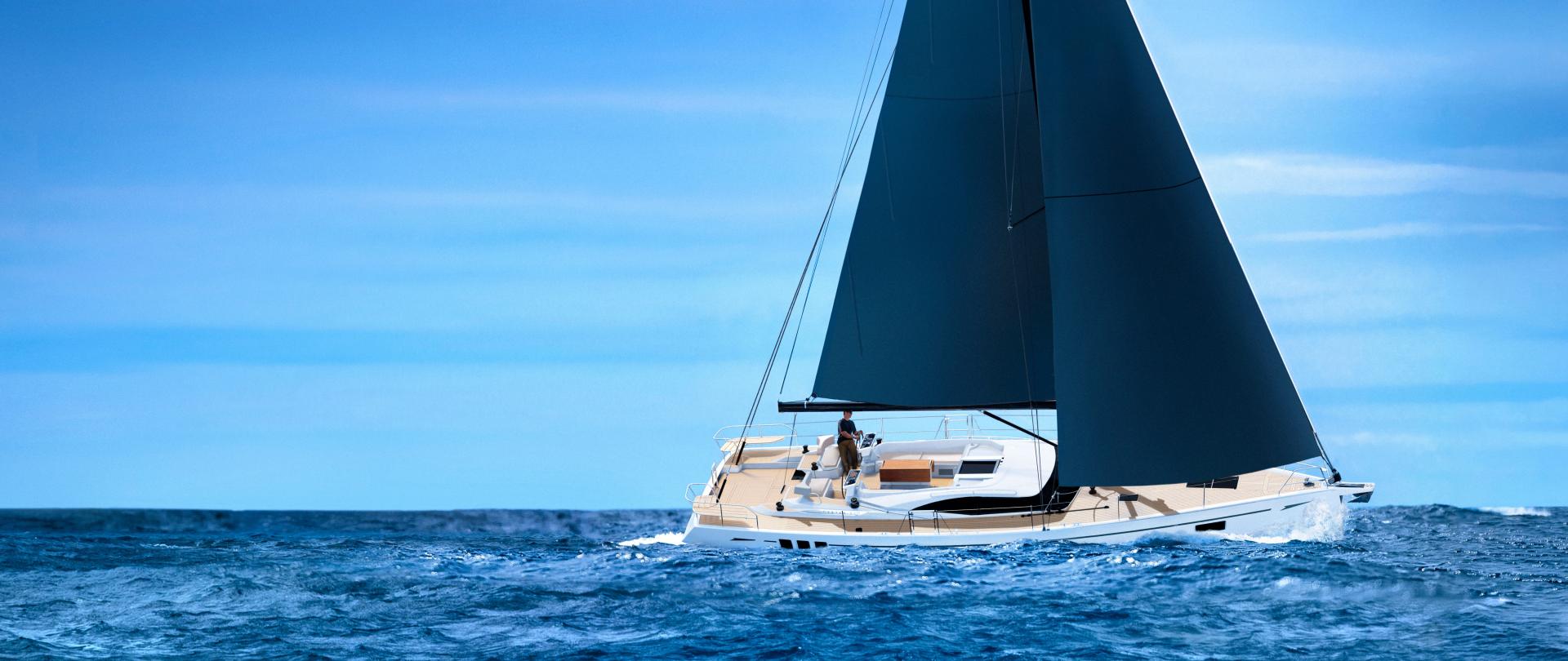 The new Oyster 515 50 foot sailing yacht D 2