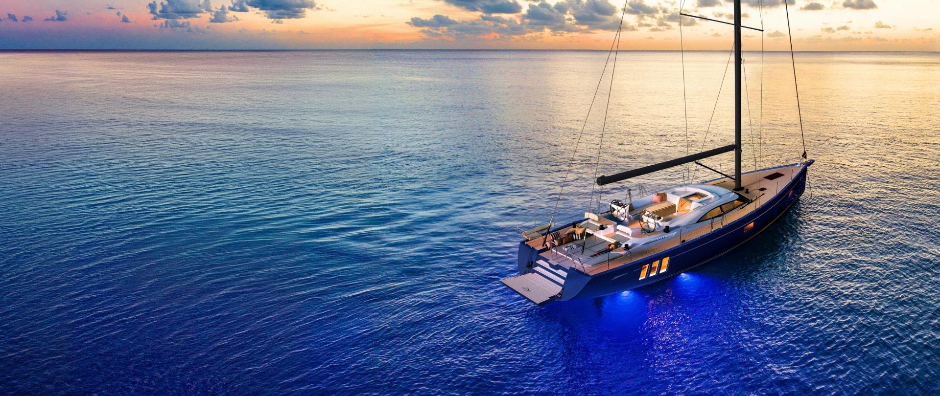The new Oyster 515. 50 foot sailing yacht