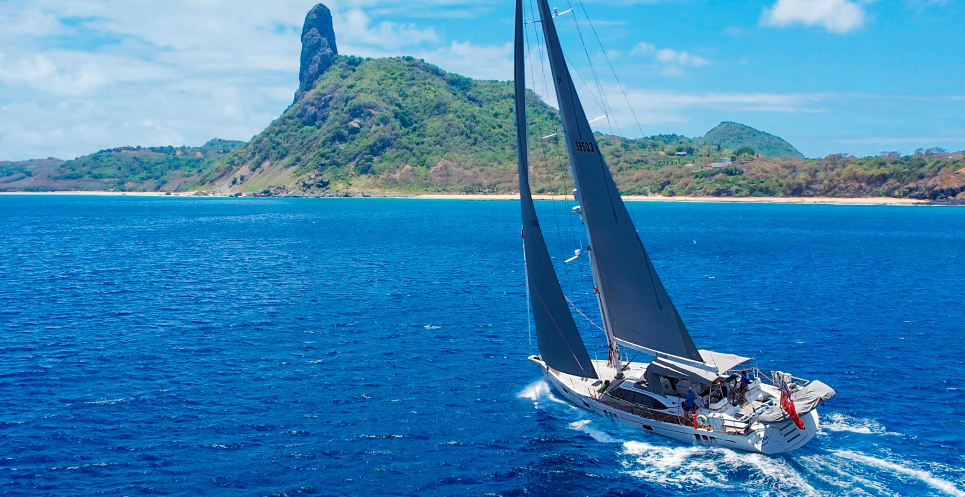 Oyster 595 Series II sailing yacht islands