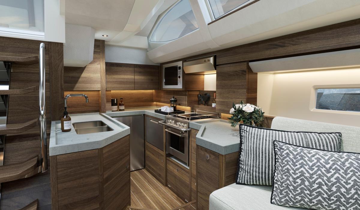 Walnut Interior Oyster 495 50 Foot Sailing Yacht 4 v2