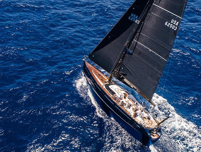 antigua regatta 2019 class 2 winner oyster 625 black lion