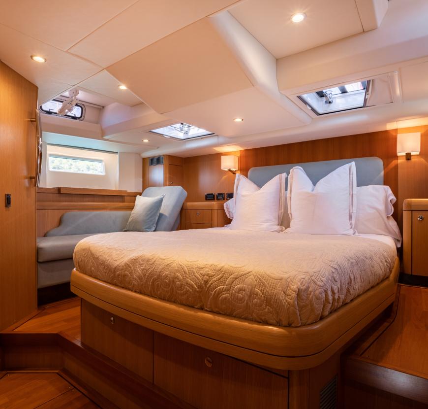 luxury sailing cabin