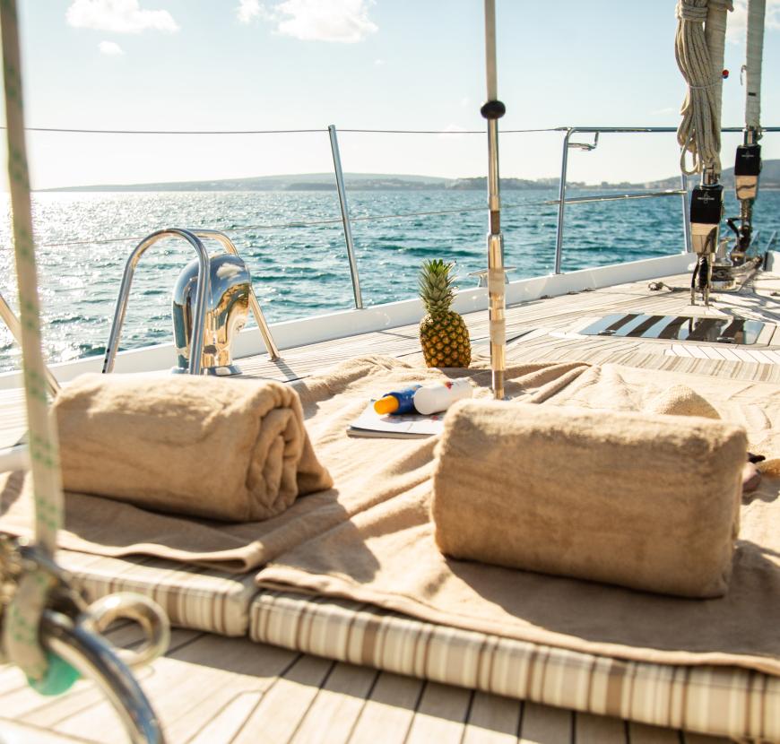 sailing yacht sun deck
