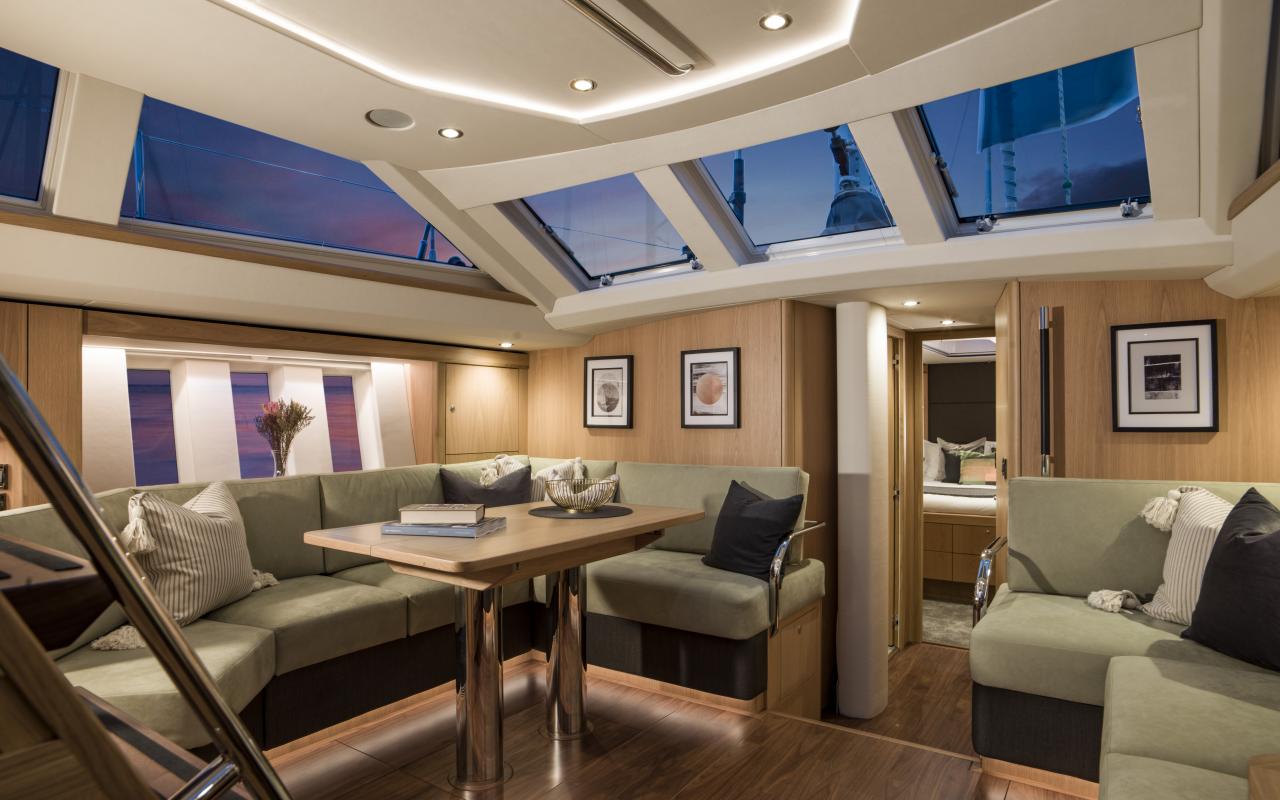60 foot sailboat interior