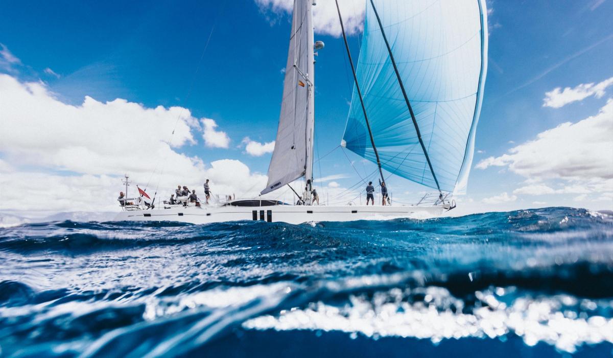 White Oyster Yacht cruising