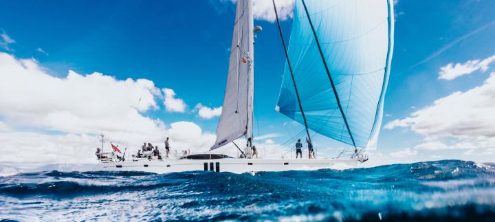 White Oyster Yacht cruising