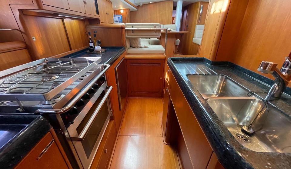 Oyster Yachts galley