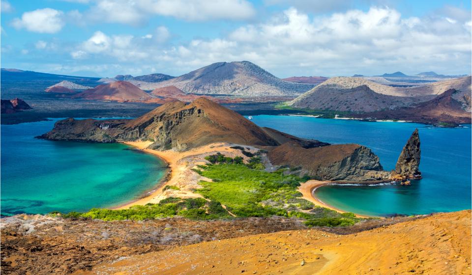 16. The Galapagos Islands in the Pacific Ocean