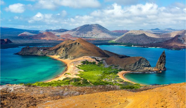 16. The Galapagos Islands in the Pacific Ocean