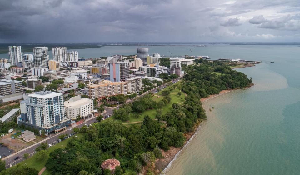 1. Darwin City Australia Aerial View